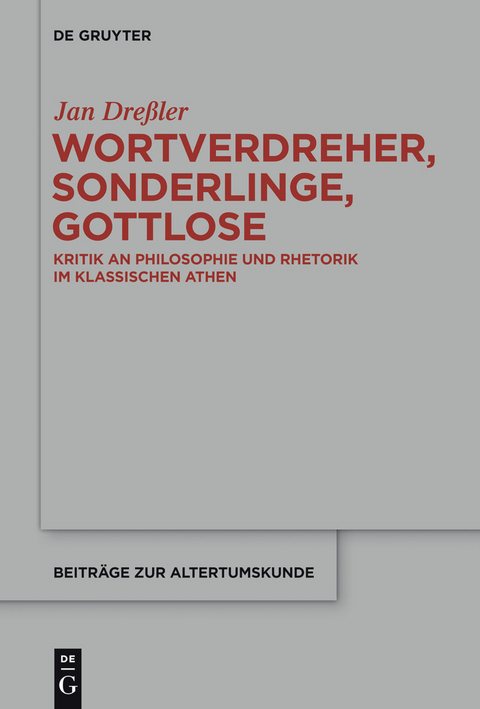 Wortverdreher, Sonderlinge, Gottlose - Jan Dreßler