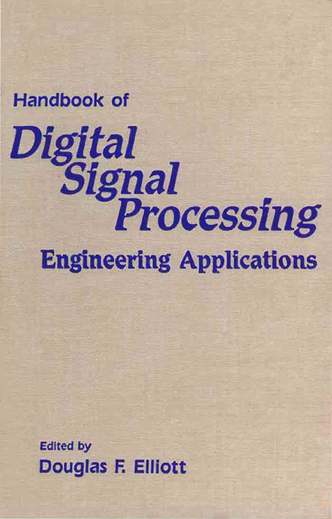 Handbook of Digital Signal Processing -  Douglas F. Elliott