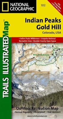 Indian Peaks/gold Hill - National Geographic Maps