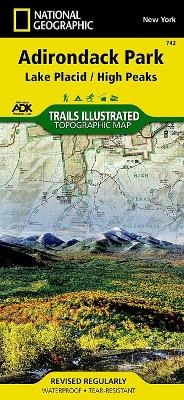 Lake Placid/high Peaks, Adirondack Park - National Geographic Maps