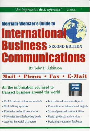 Merriam-Webster's Guide to International Business Communications - Toby D Atkinson,  Webster