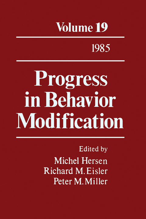 Progress in Behavior Modification - 