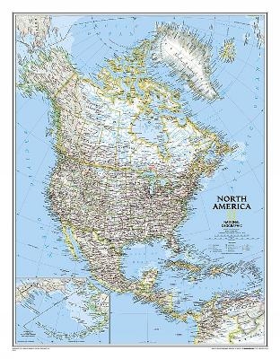 North America Classic Flat - National Geographic Maps