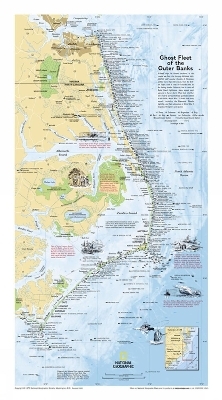 Ghost Fleet Of The Outer Banks Flat - National Geographic Maps