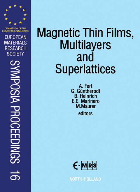Magnetic Thin Films, Multilayers and Superlattices - 
