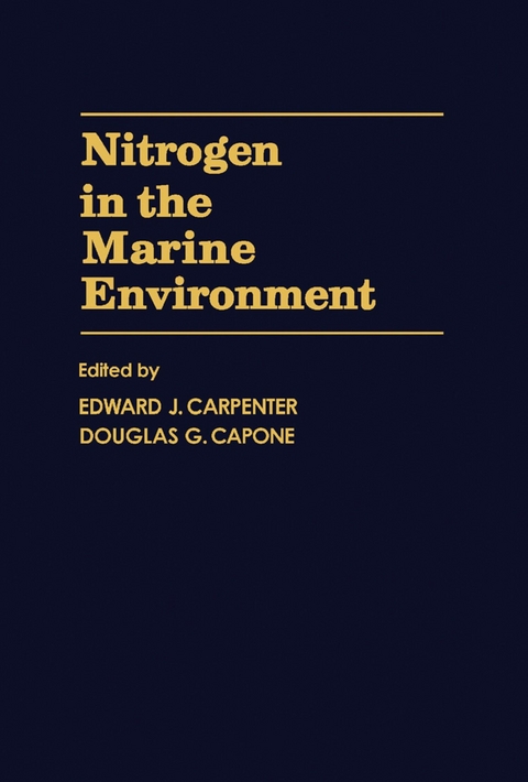 Nitrogen in the Marine Environment - 