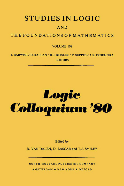 Logic Colloquium '80 - 