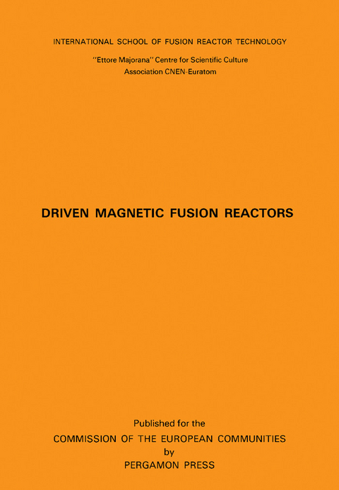 Driven Magnetic Fusion Reactors - 