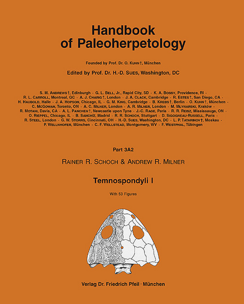 Handbook of Paleoherpetology / Temnospondyli I - Rainer R Schoch, Andrew R Milner