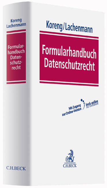 Formularhandbuch Datenschutzrecht - 