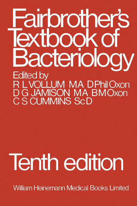 Fairbrother's Textbook of Bacteriology - 