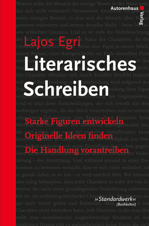 Literarisches Schreiben - Lajos Egri