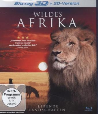 Wildes Afrika in 3D, 1 Blu-ray