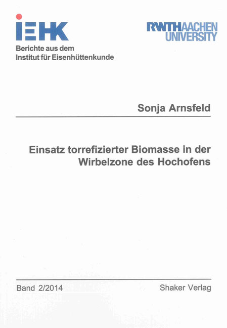 Einsatz torrefizierter Biomasse in der Wirbelzone des Hochofens - Sonja Arnsfeld