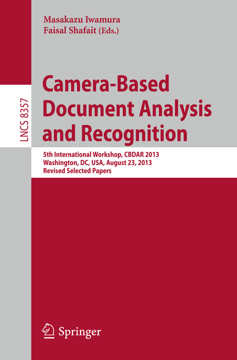 Camera-Based Document Analysis and Recognition - 