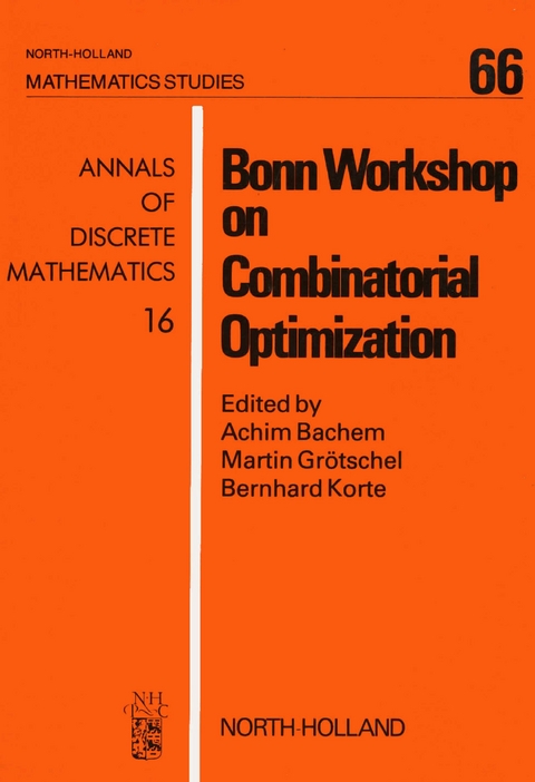 Bonn Workshop on Combinatorial Optimization - 