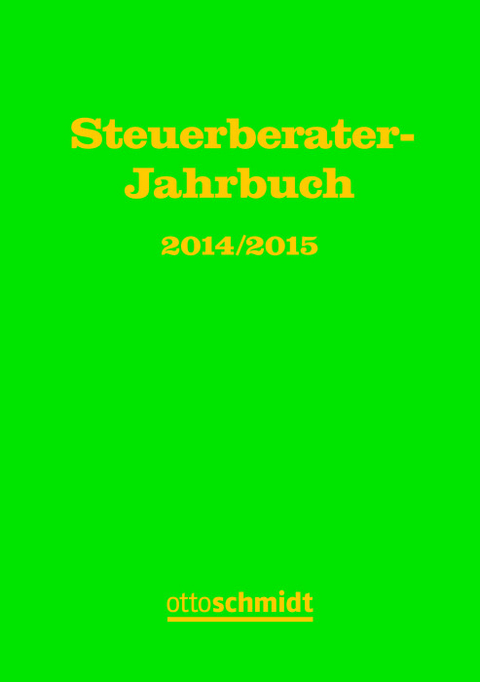 Steuerberater-Jahrbuch 2014/2015 - 