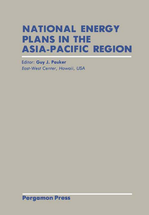 National Energy Plans in the Asia-Pacific Region - 