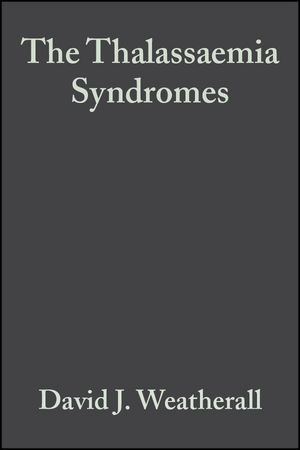 Thalassaemia Syndromes -  J. B. Clegg,  David J. Weatherall