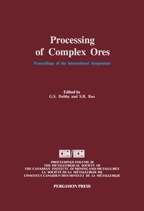 Processing of Complex Ores - 