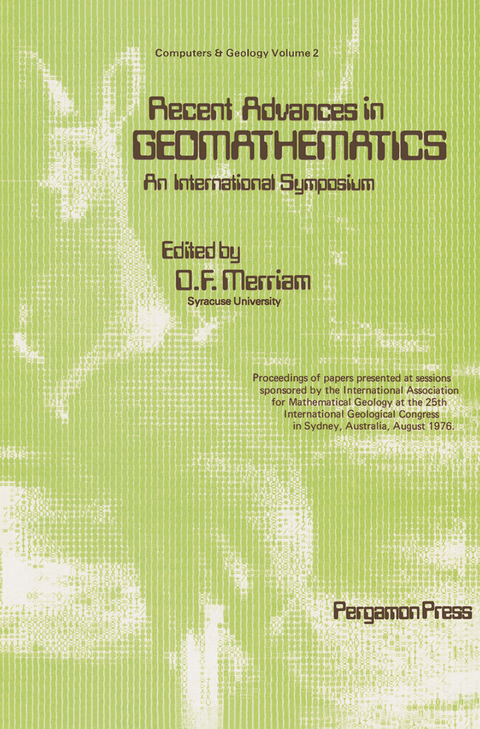 Recent Advances in Geomathematics - An International Symposium - 