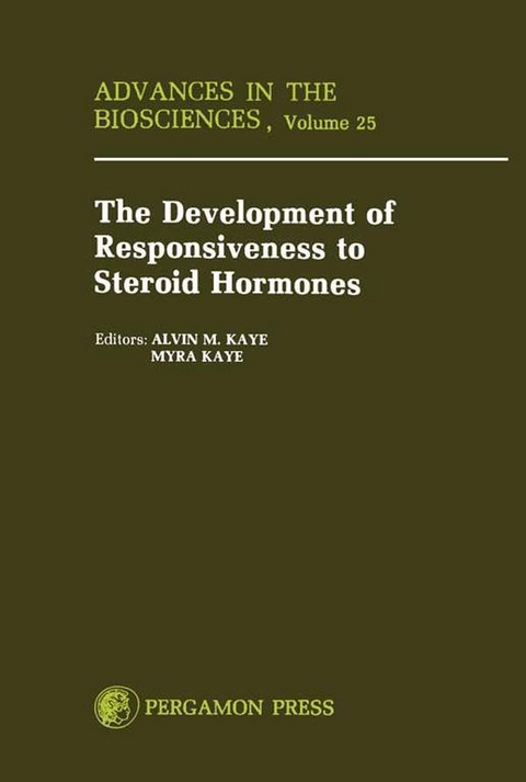 Development of Responsiveness to Steroid Hormones - 