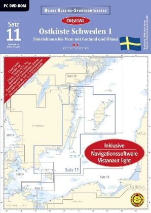 Satz 11: Ostküste Schweden 1 (DVD-ROM, Ausgabe 2014)