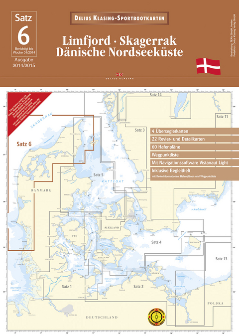 Satz 6: Limfjord • Skagerrak • Dänische Nordseeküste (2014/2015)