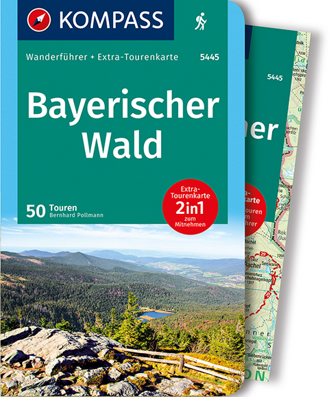 KOMPASS Wanderführer Bayerischer Wald - Bernhard Pollmann