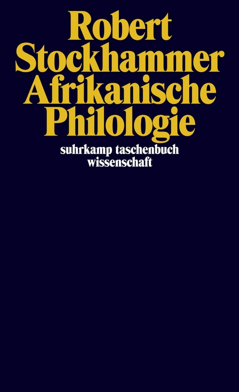 Afrikanische Philologie - Robert Stockhammer