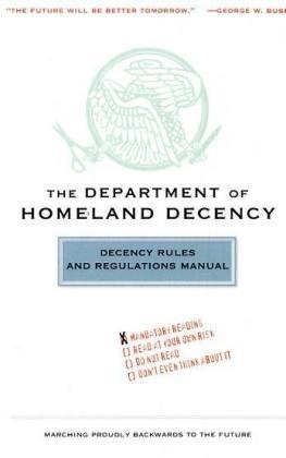 The Department of Homeland Decency - Susan Fuller