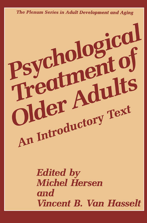 Psychological Treatment of Older Adults - 