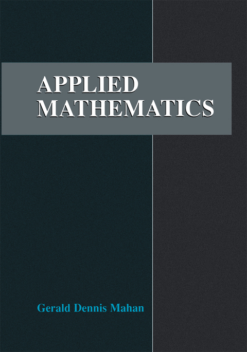 Applied Mathematics - Gerald D. Mahan