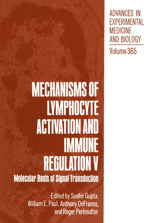 Mechanisms of Lymphocyte Activation and Immune Regulation V - 