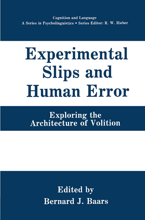 Experimental Slips and Human Error - 