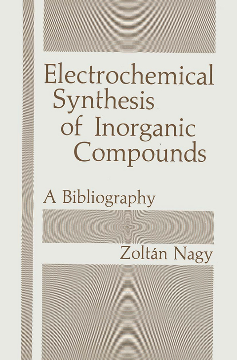 Electrochemical Synthesis of Inorganic Compounds - 
