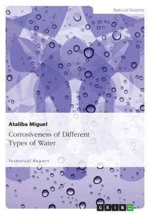 Corrosiveness of Different Types of Water - Ataliba Miguel