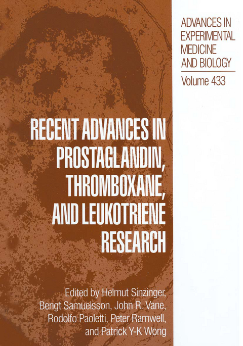 Recent Advances in Prostaglandin, Thromboxane, and Leukotriene Research - 