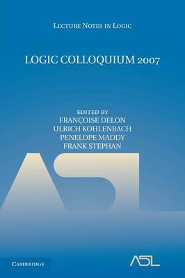 Logic Colloquium 2007 - 