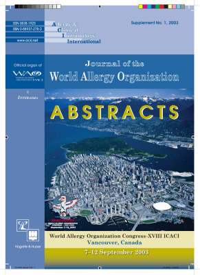 Abstracts of the World Allergy Organization Congress Xviii Icaci -  Hogrefe &  Huber Publishers,  Wao