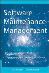 Software Maintenance Management - Alain April, Alain Abran