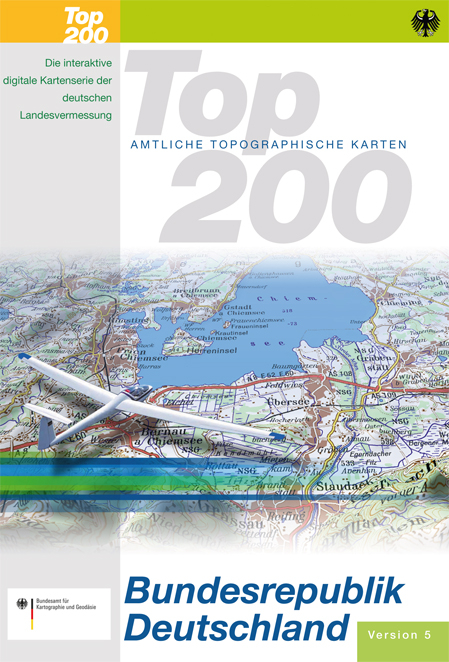 TOP 200 - Amtliche Topographische Karten der Bundesrepublik Deutschland - 