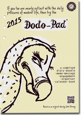 Dodo Pad Filofax-Compatible 2015 A5 Refill Diary - Week to View Calendar Year - Naomi McBride