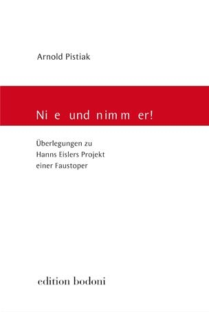 Nie und nimmer! - Arnold Pistiak