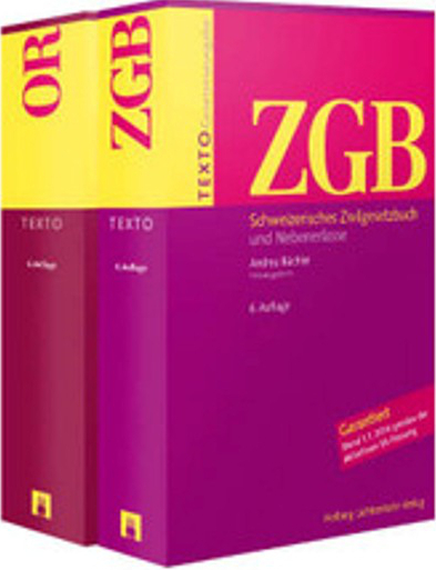 Texto ZGB / OR. Kombipaket.