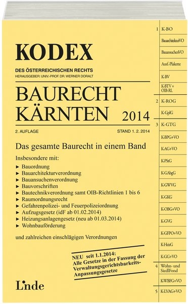 KODEX Baurecht Kärnten - Sonja Köffler