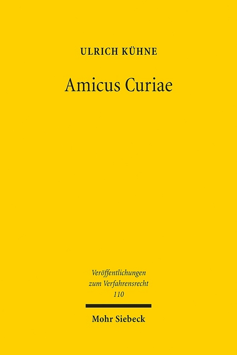 Amicus Curiae - Ulrich Kühne