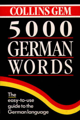 Collins GEM 5000 German Words