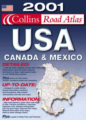 2001 Collins Road Atlas USA, Canada and Mexico