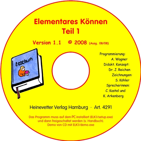 Lernsoftware / Elementares Können 1 - Jürgen Reichen